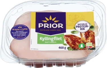 Kyllingfilet 460g Prior