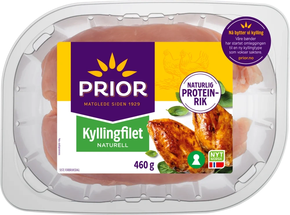 PRIOR Kyllingfilet 460g