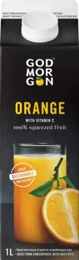 Appelsinjuice M/fruktkjøtt 1l God Morgon