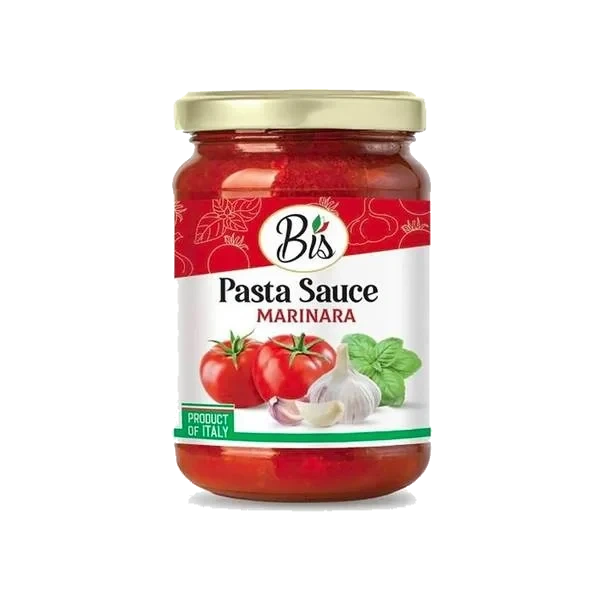 Pasta Tomatsauce Marinar Hvitløk og Basilikum 350g Bis