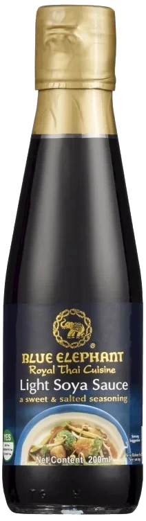 Soya Sauce Light 200ml Blue Elephant