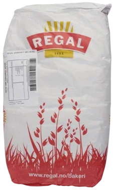 Støvfritt Mel 25kg Sekk Regal