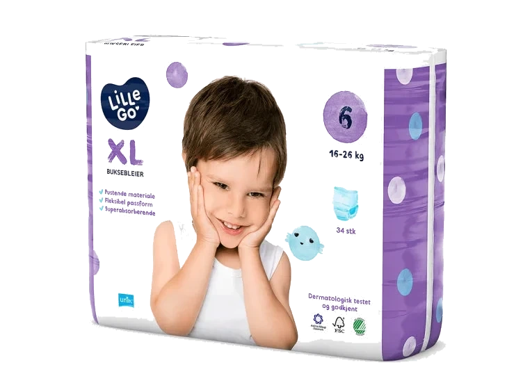 Lillego Buksebleie Str 6 Xl 34stk
