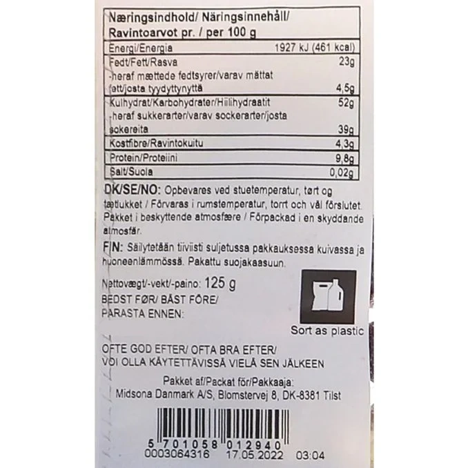 Cashewnötter & Tranbär