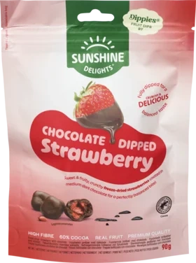 Freeze Dried Strawberry Chocolate 90g