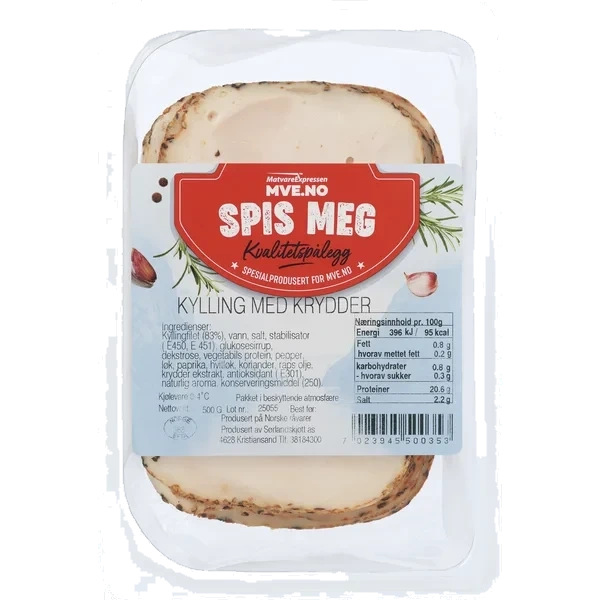 Spis Meg Kylling Med Krydder 500g