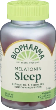 Melatonin Sleep Gummies 60stk Biopharma