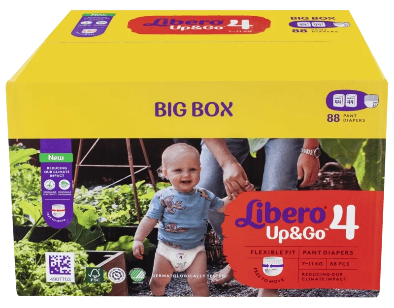 Libero Up&Go str. 4 7-11kg 88stk