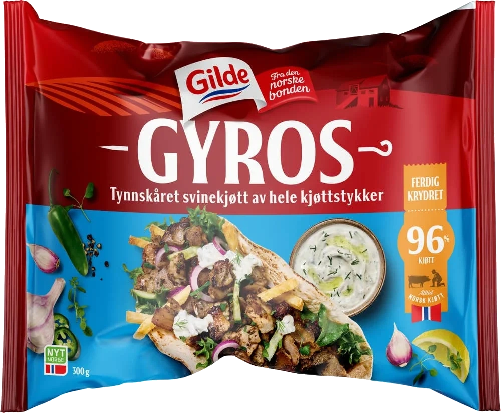 Gyros svinekjøtt
