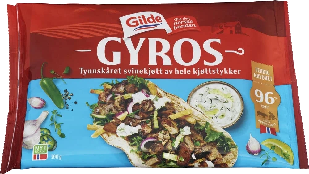 Gyros svinekjøtt