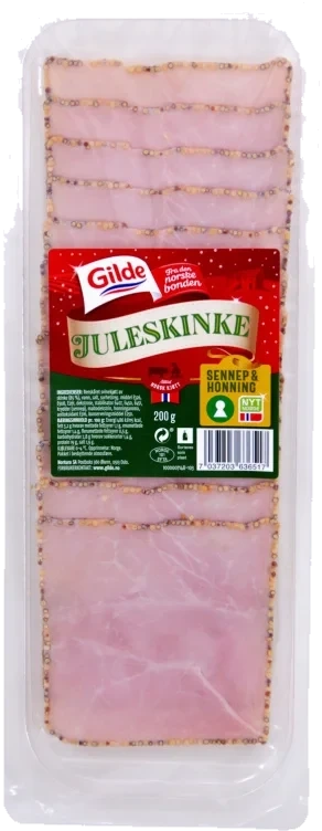 Juleskinke Sennep/Honning 200g Enh