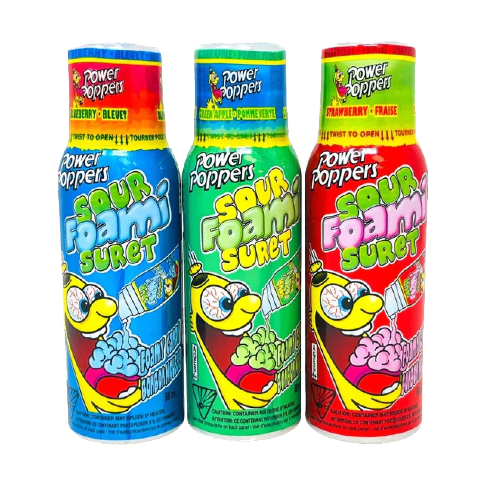 Power Poppers Sour Foami Suret 88 ml