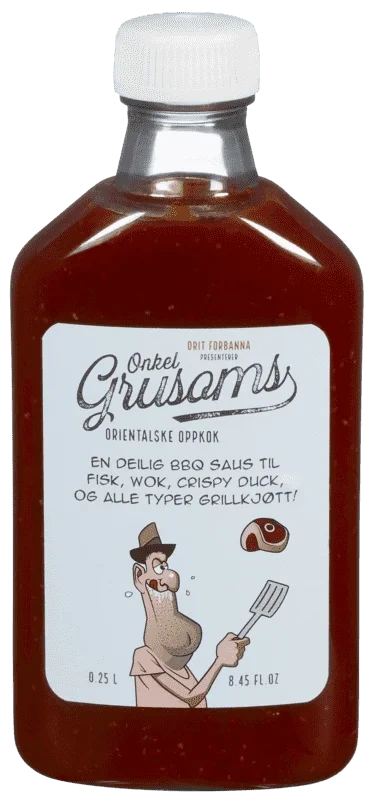 Onkel Grusoms Orientalsk Oppkok Saus 250ml