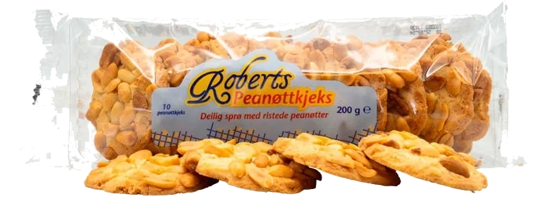 Peanøttkjeks 200g Roberts