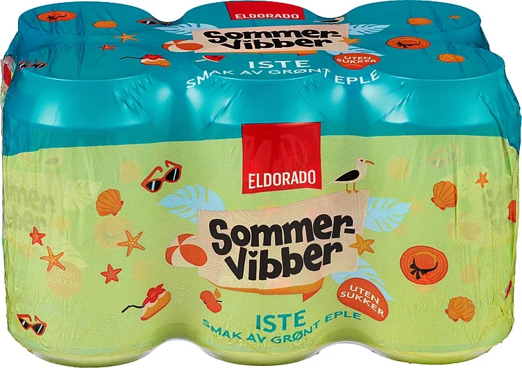 Iste Grønt Eple u/Sukker 0,33lx6bx Sommervibber