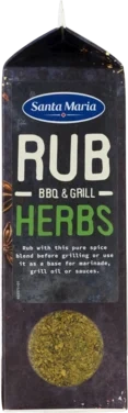 Marinade Rub&Dry Herbs 580g Santa Maria