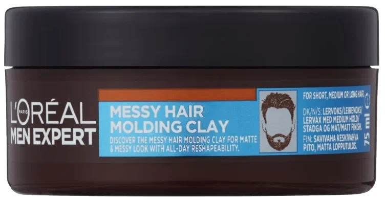 Loreal Paris Men Expert Barber Club Messy Hair Molding Clay