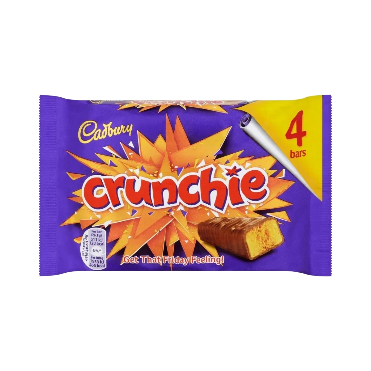 Cadbury Crunchie 4 Pack 104 g