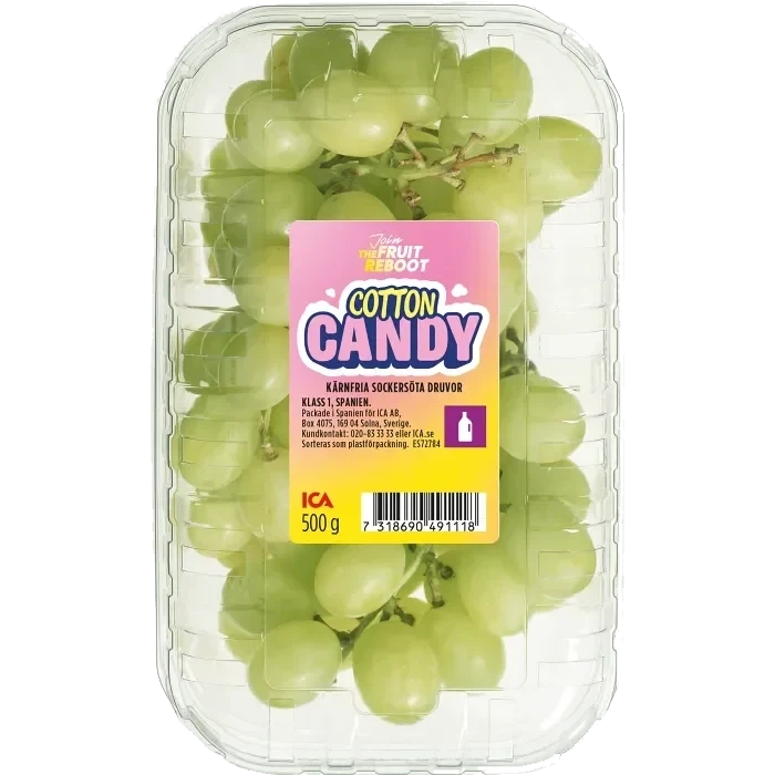 Druvor Cotton Candy 500g Klass 1 ICA