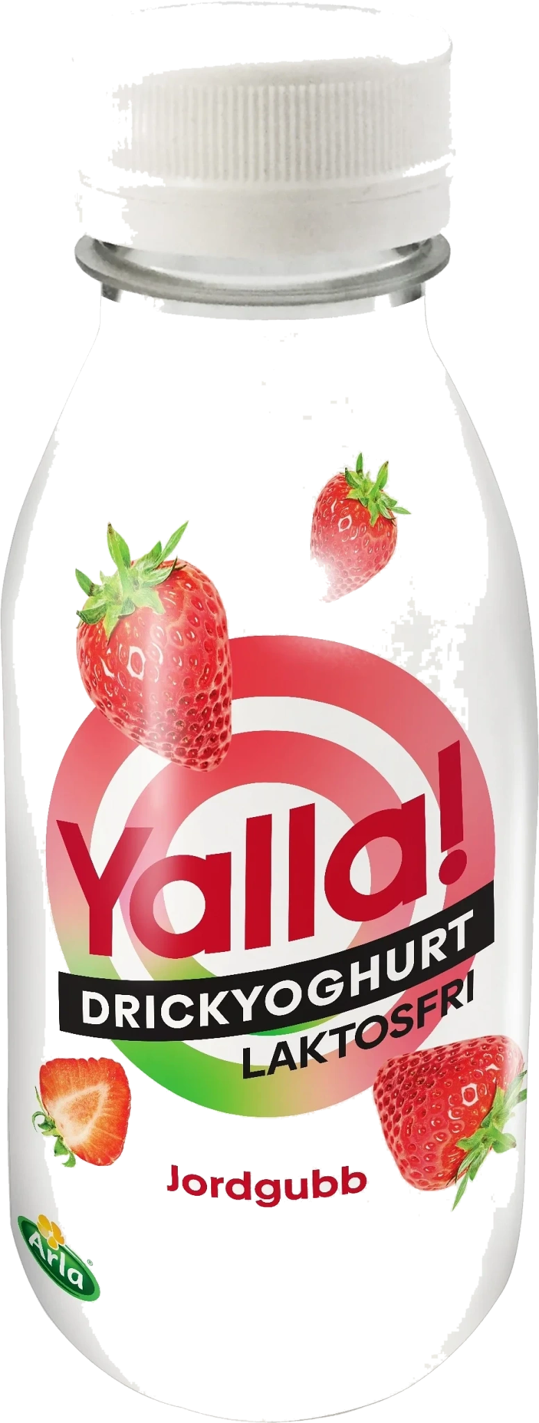 Yalla laktosfri drickyoghurt jordgubb 350 ml