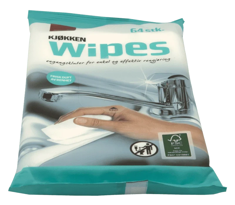 Coop Wipes Kjøkken 64stk