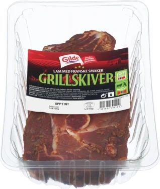 Z4-Grillskiver Lam m/Fransk Smak 750g Pk