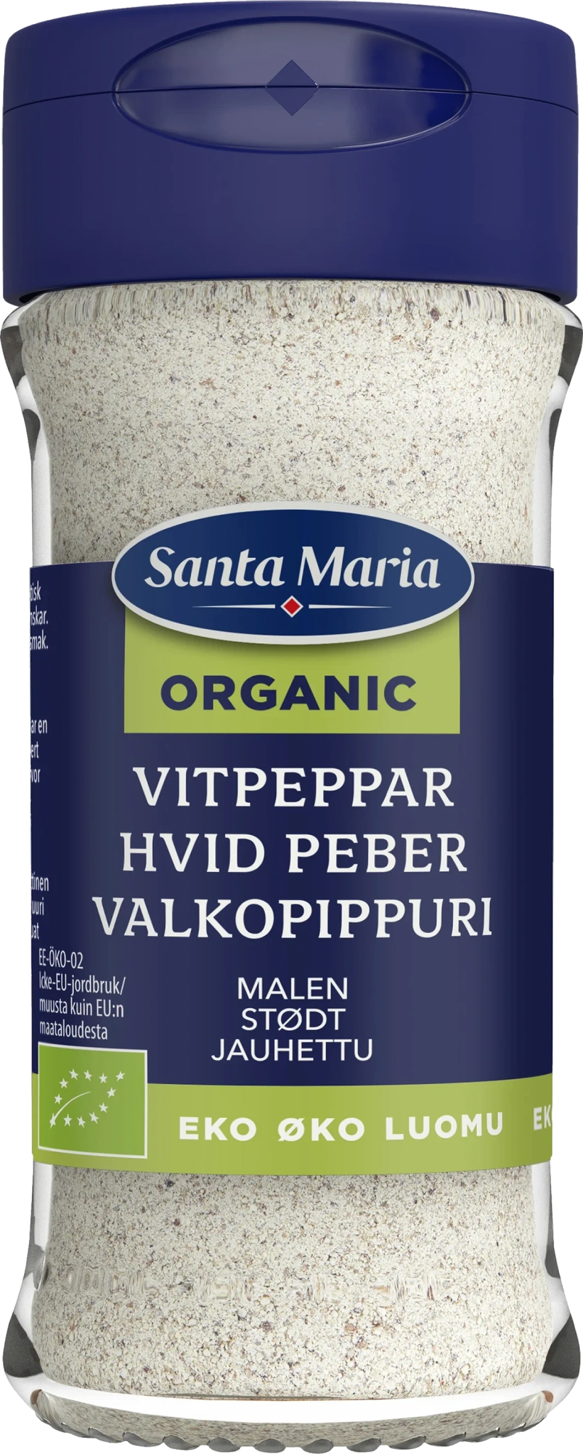 Organic Vitpeppar Malen