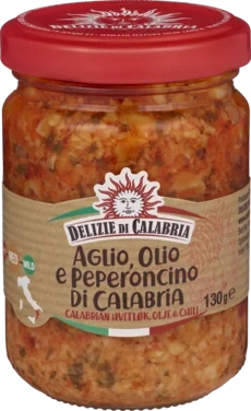Delizie Di Calabria, Hvitløk & Chilimix, Medium Hot