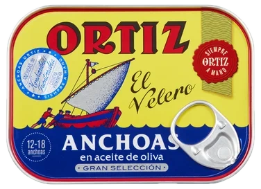Ansjos i Olivenolje 78g Ortiz