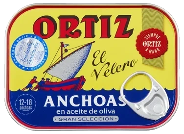 Ansjos i Olivenolje 78g Ortiz