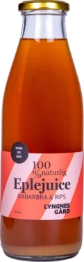 Eplejuice Rabarbra & Rips 750ml Fl Lyngnes Gård
