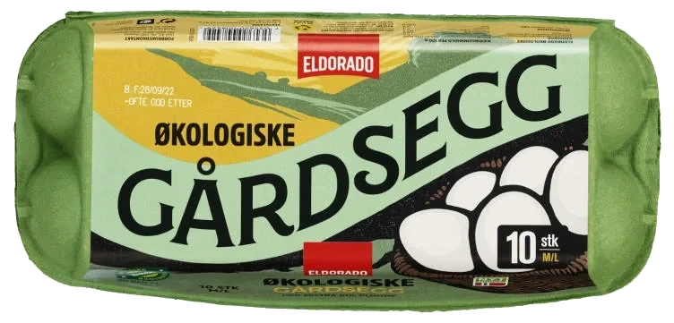 Egg Økologisk M/L 10stk Eldorado