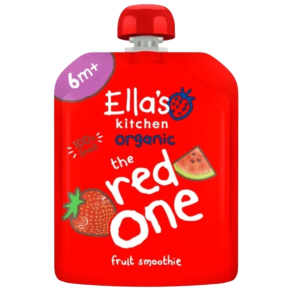 Smoothie Den Røde Øko 6m 90g Ellas