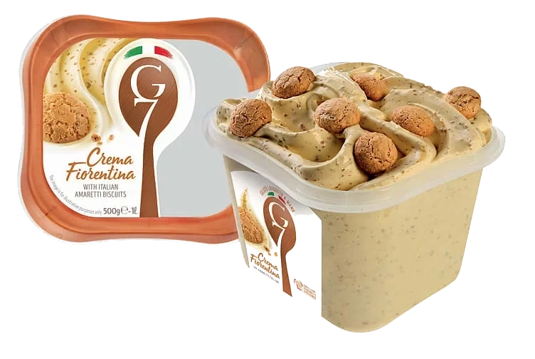 Crema Fiorentina Italiensk Iskrem 1l G7 Ekte Italiensk Iskrem