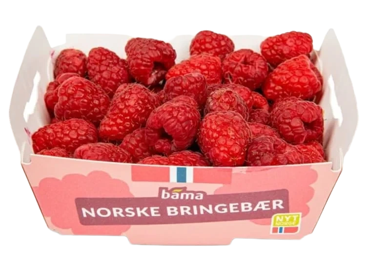 Norske Bringebær 300g Beger