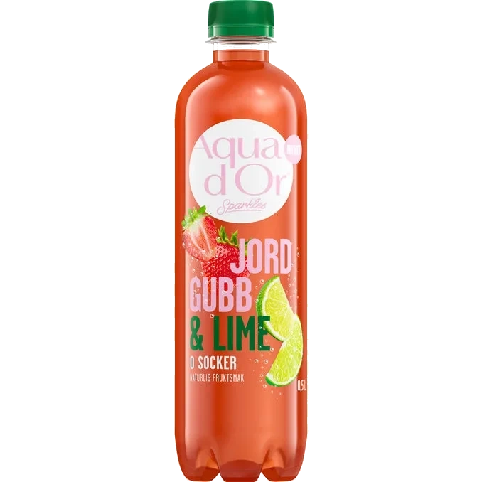 Kolsyrat Vatten Jordgubb & Lime