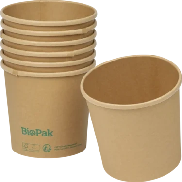 Skål Ronda Slank Papp/pla Brun 750ml