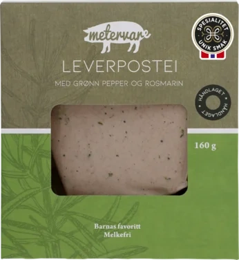 Leverpostei - med Rosmarin og Grønn Pepper