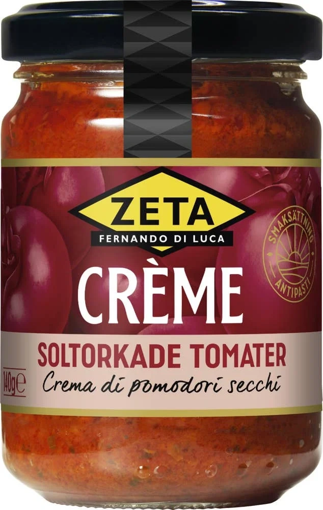 Crème av soltørkede tomater