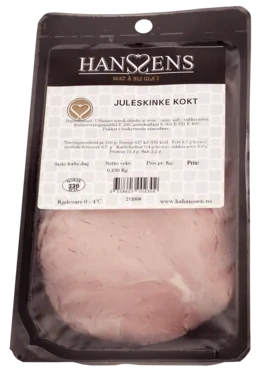 Juleskinke Kokt Sk 250g Hanssens
