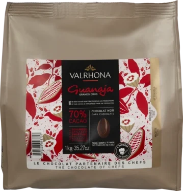 Mørk Sjokolade 70% Guanaja 1kg Valrhona