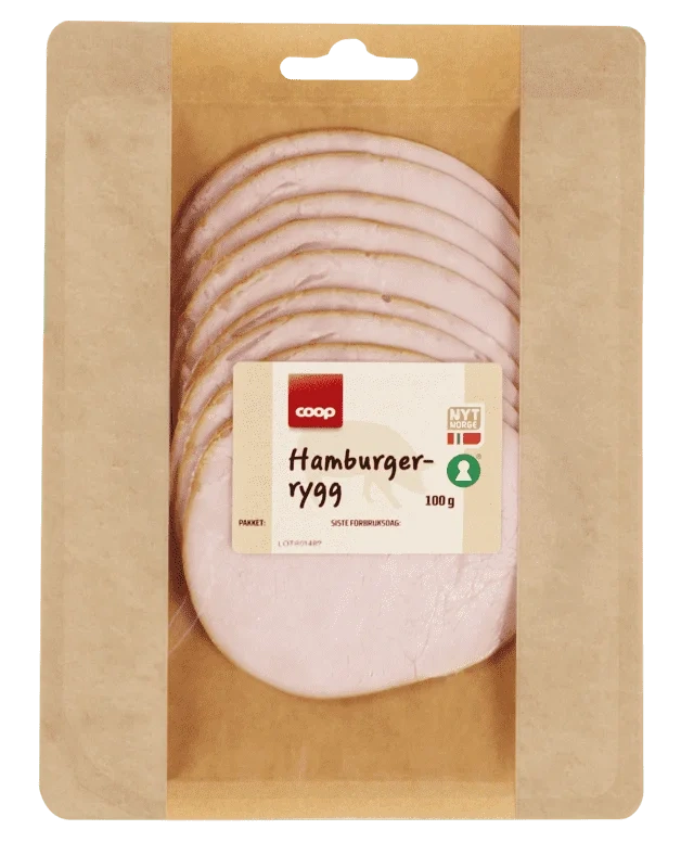 Coop Gourmet Hamburgerrygg 100g