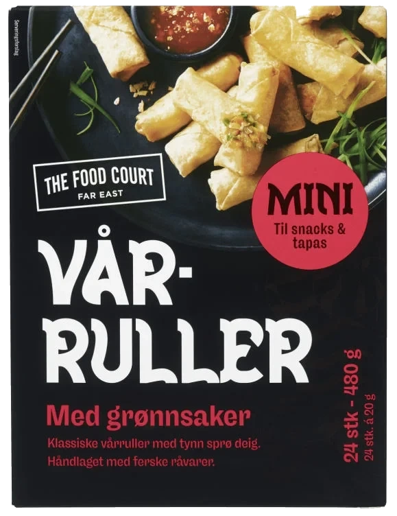 Food Court Minivårruller Grønnsak 480g
