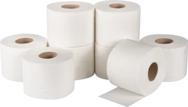 Toalettpapir Abena Care-ness Excellent 3-lags 38mx9cm Hvit Nyfiber
