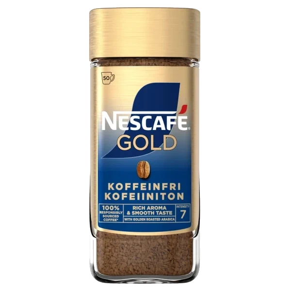 Nescafe Gull Koffeinfri 100g Glass