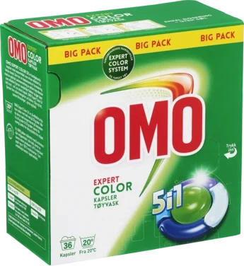 Omo Expert Color 5i1 Pods 36Tab