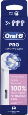 Oral-B Børstehoder Pro Sensitive Clean&Care 3stk