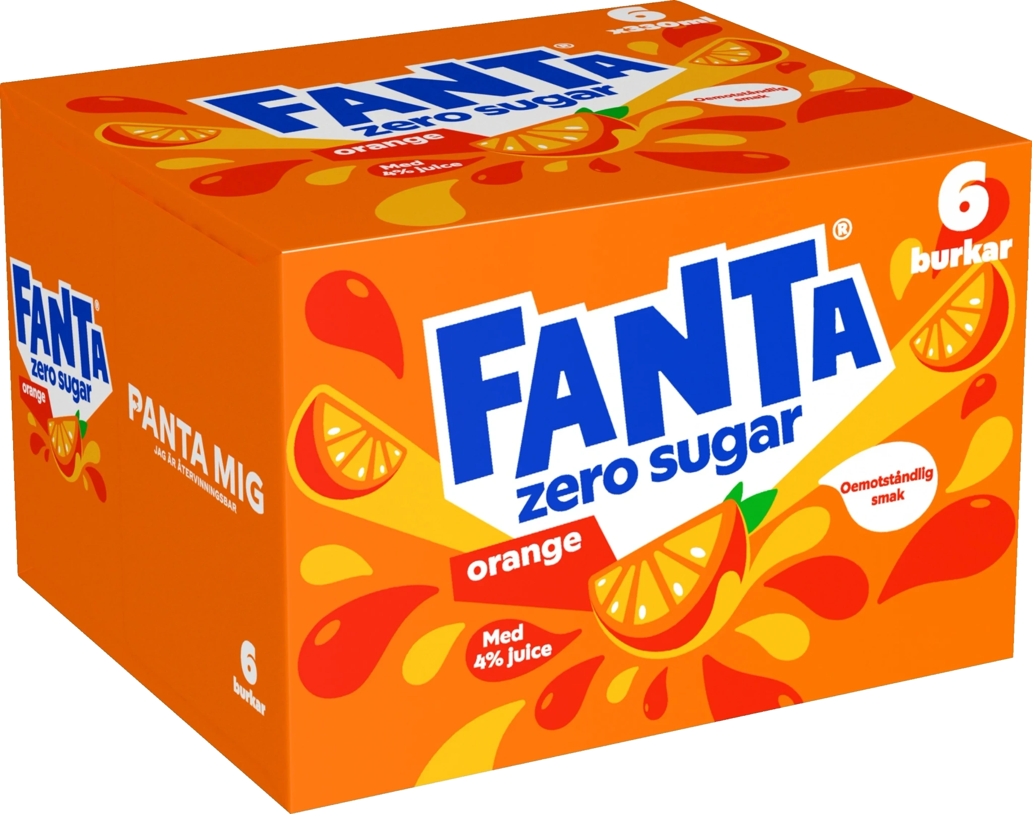 Fanta Zero Orange 6-pack