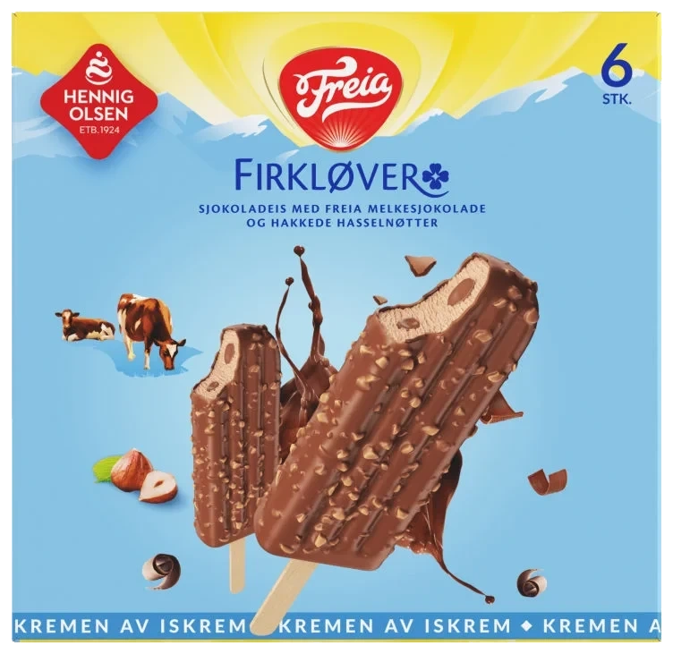 Freia Firkløver 6stk Hennig-Olsen