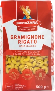 Makaroni \ Gramignone Rigato 500 Gr Pasta Zara